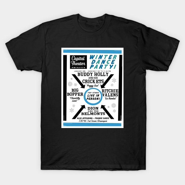 Buddy Holly Davenport 2 T-Shirt by Vandalay Industries
